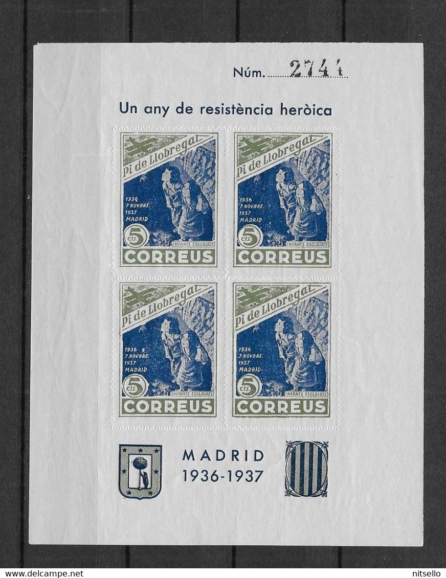 LOTE 2112D /// (C130) GUERRA CIVIL - PI DE LLOBREGAT **MNH .¡¡¡ OFERTA - LIQUIDATION - JE LIQUIDE !!! - Emissions Républicaines