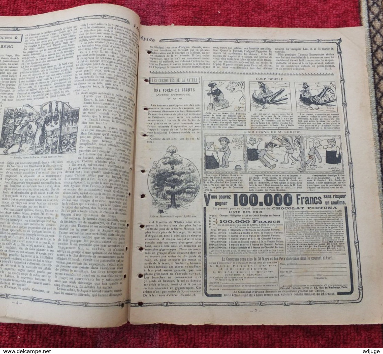 L'INTRÉPIDE -  N° 197 - 22 Février 1914- AVENTURES-VOYAGES-EXPLORATIONS - "Prisonnier Des Caïmans" ** - L'Intrépide