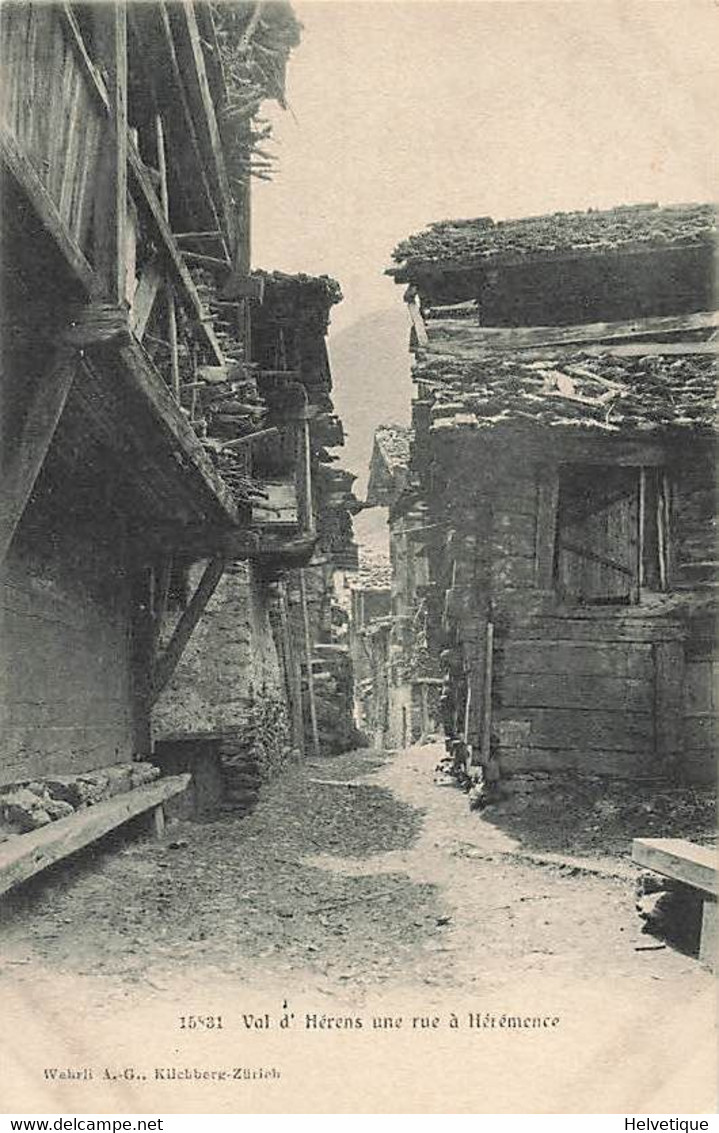 Val D'Herens Une Rue à Hérémence - Hérémence