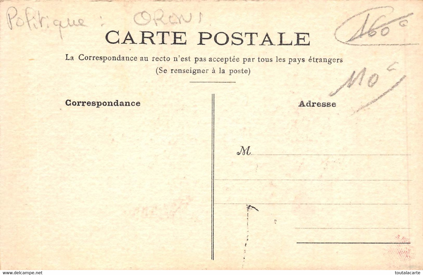 CPA  ILLUSTRATEUR ORENS RESULTAT DE L'INTERPELLATION BIETRY    Carte Datée Par Orens Du 22-10-1908    Rare - Orens