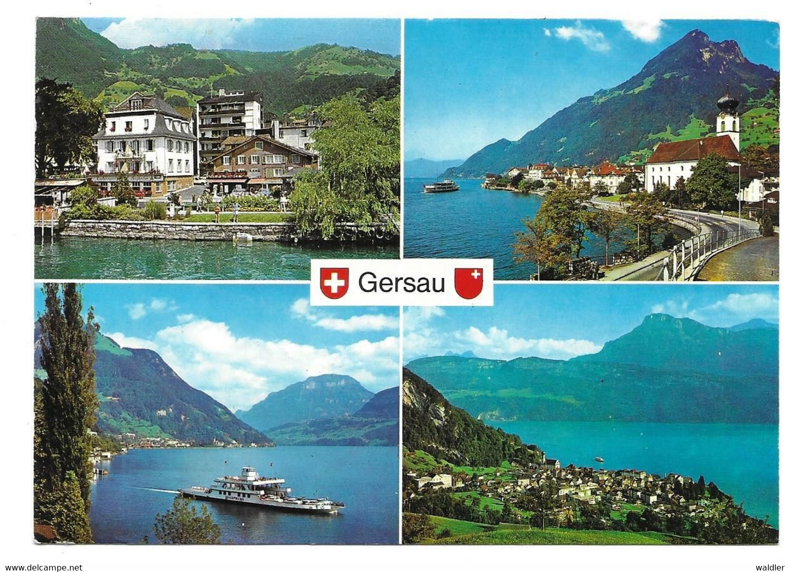 SZ 6442  GERSAU AM VIERWALDSTÄTTERSEE - Gersau