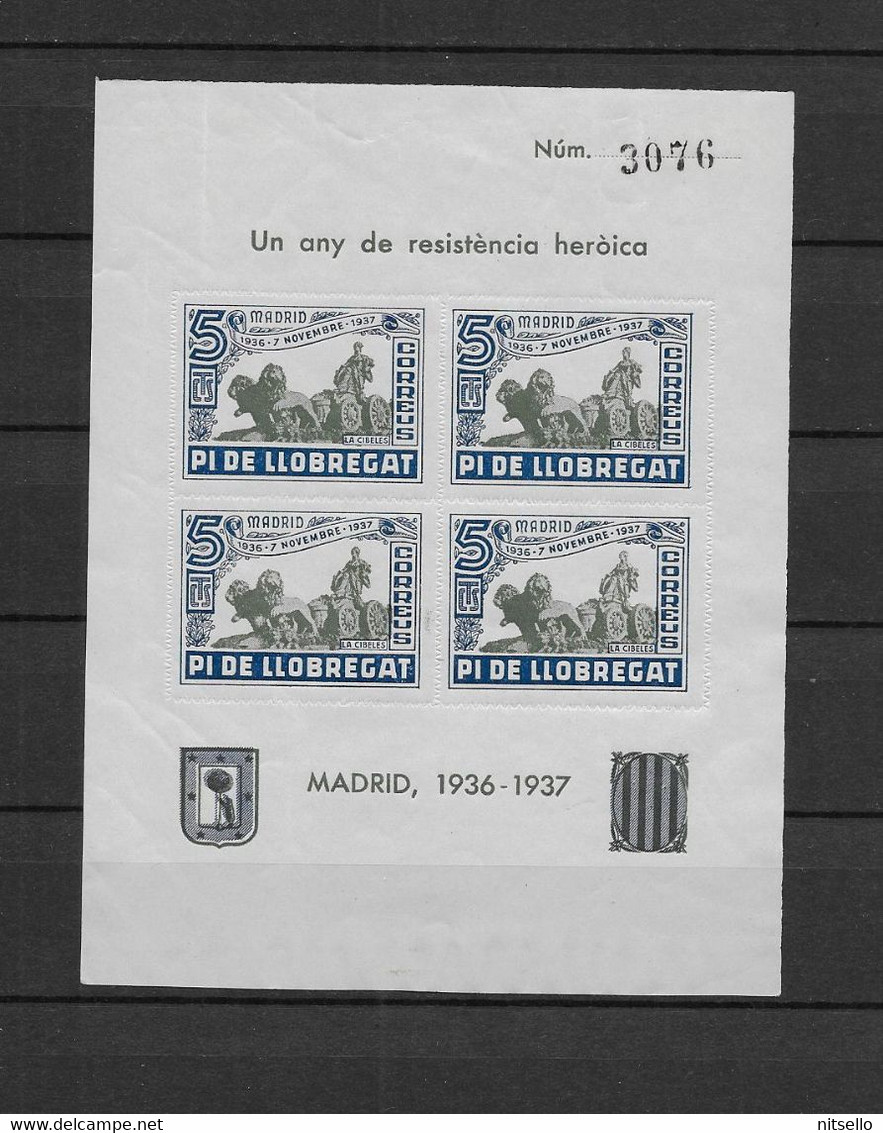 LOTE 2112D /// (C130) GUERRA CIVIL - PI DE LLOBREGAT **MNH .¡¡¡ OFERTA - LIQUIDATION - JE LIQUIDE !!! - Emisiones Repúblicanas