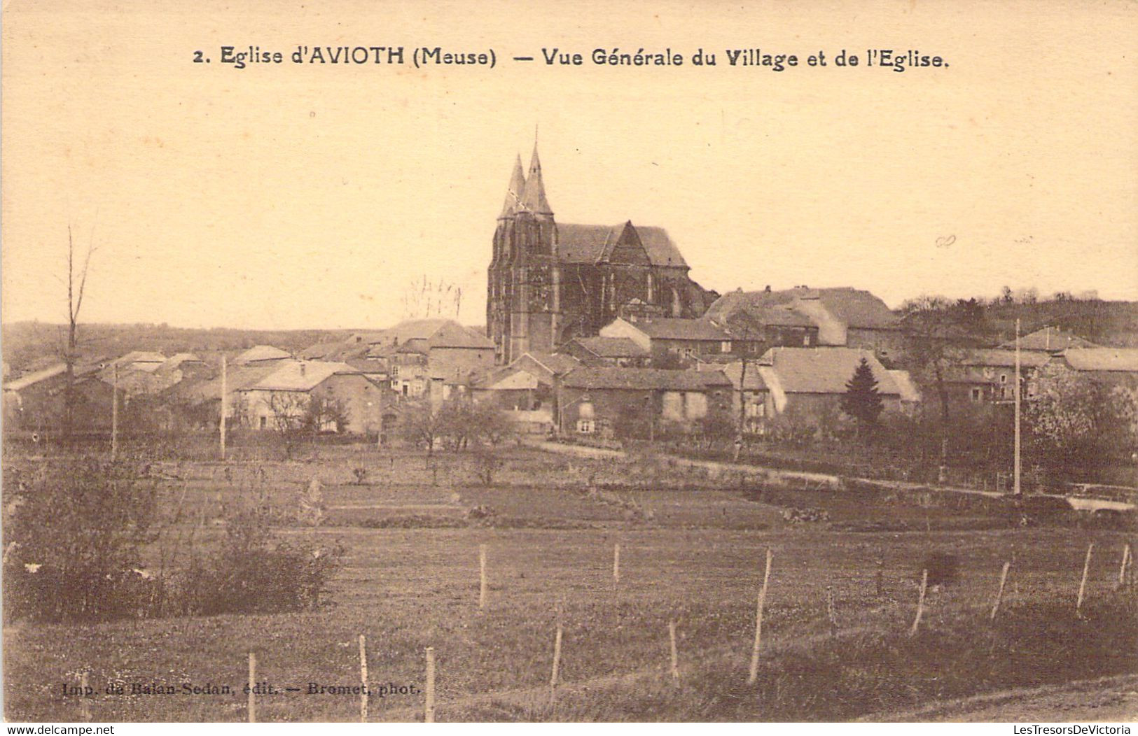 FRANCE - 55 - AVIOTH - Eglise - Vue Générale Du Village Et De L'église - Carte Postale Ancienne - Avioth