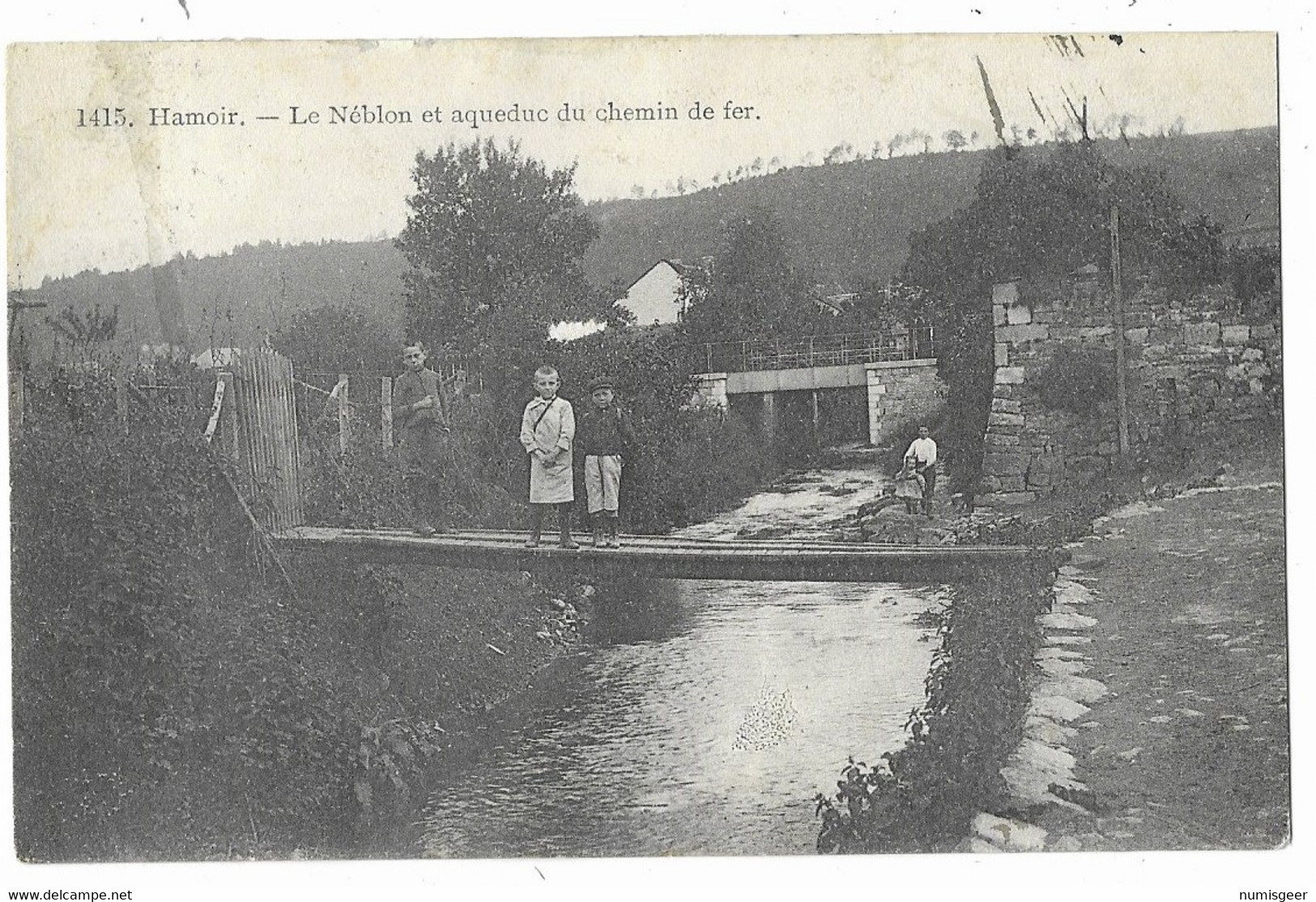 HAMOIR  - Le Néblon Et Aqueduc Du Chemin De Fer - Hamoir