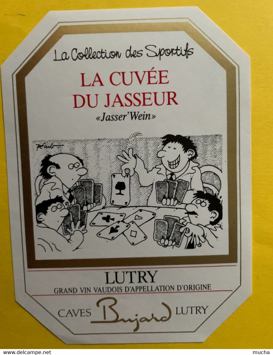 19879 -  Suisse La Collection Des Sportifs La Cuvée Du Jasseur Lutry Dessin De Pécub - Umorismo