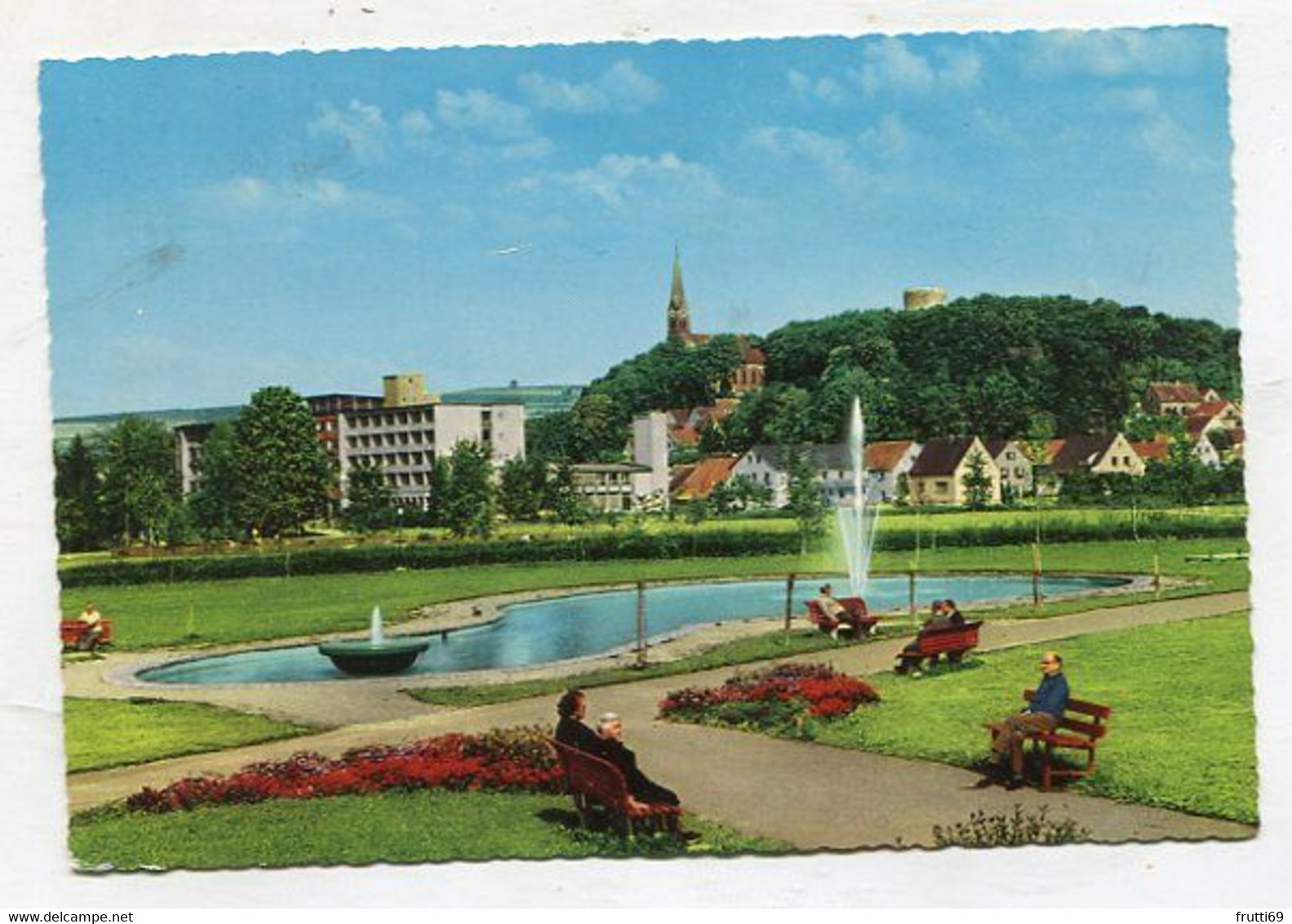 AK 121744 GERMANY - Bad Abbach A. D. Donau - Kurpark Mit Rheuma-Krankenhaus II - Bad Abbach