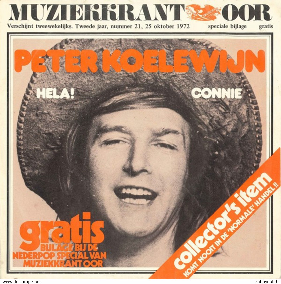 * 7" *  PETER KOELEWIJN - HELA! (Holland 1972 EX-) - Otros - Canción Neerlandesa