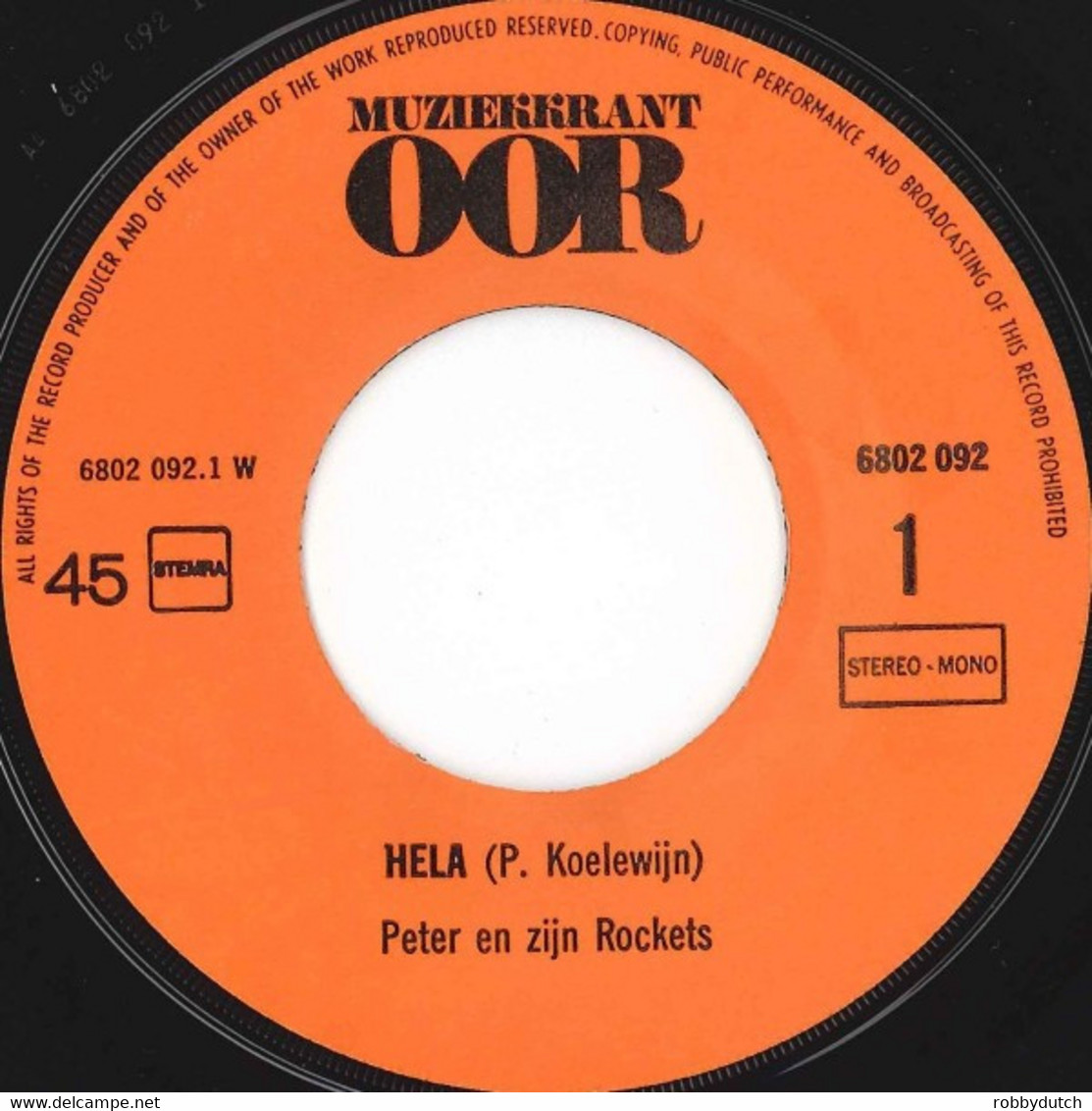 * 7" *  PETER KOELEWIJN - HELA! (Holland 1972 EX-) - Autres - Musique Néerlandaise