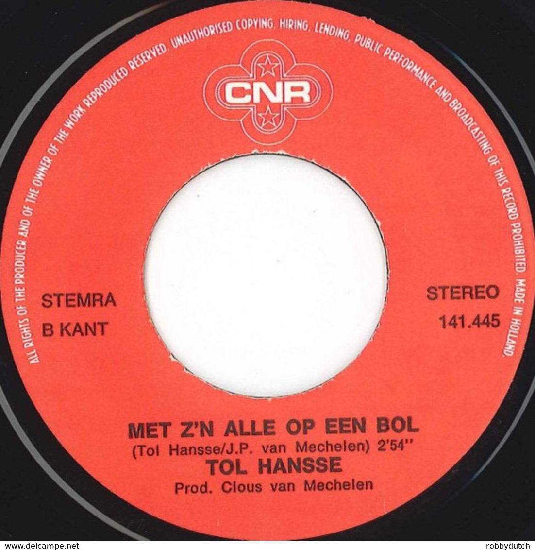 * 7" * TOL HANSSE - BIG CITY (Holland 1978) - Andere - Nederlandstalig