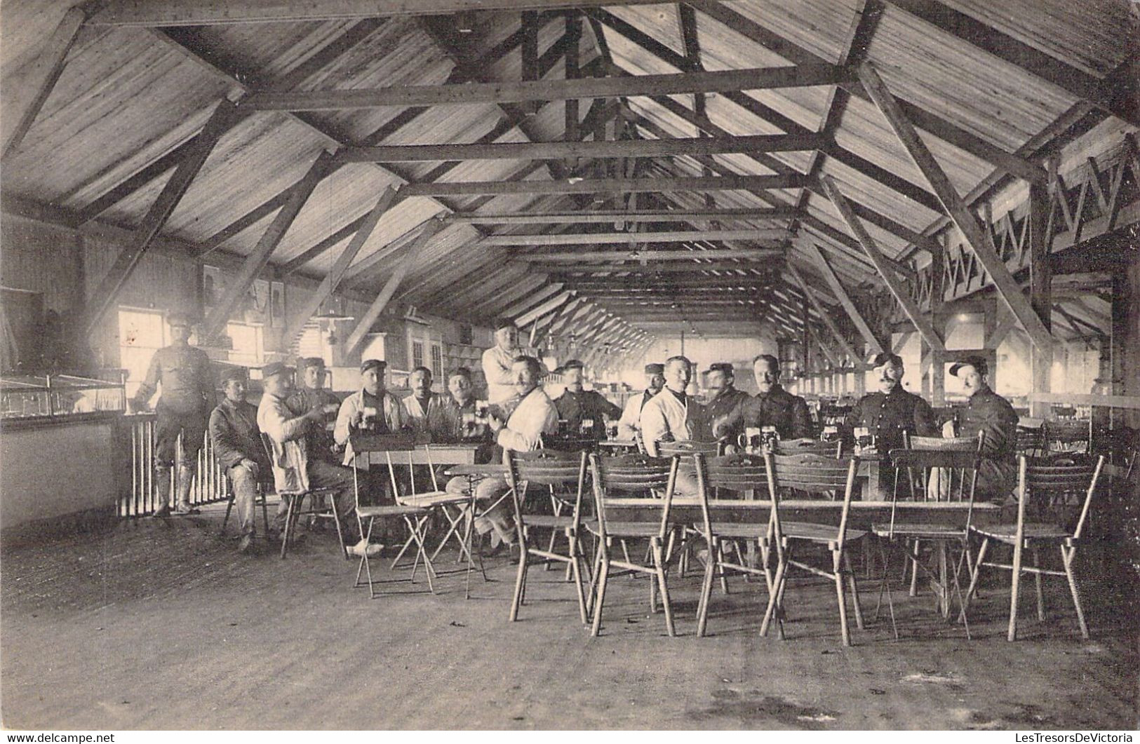 MILITARIA - école De ZEIST - Cantine Kamp 1 - Un Bon Verre De Maastricht -  Carte Postale Ancienne - Casernes