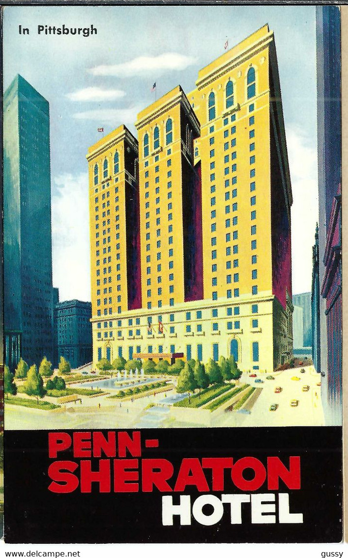 ETATS UNIS Ca.1910: CP Ill. En Couleurs De Pittsburgh (Pa) "The Penn-Sheraton Hotel", Neuve** - Pittsburgh