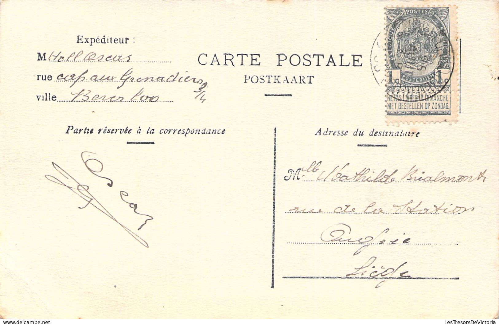 MILITARIA - Camp De Beverloo - Un Bon Serviteur Sortant De Malakoff -  Carte Postale Ancienne - Casernes