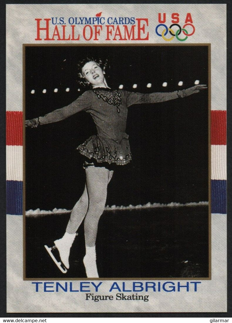 UNITED STATES - U.S. OLYMPIC CARDS HALL OF FAME - FIGURE SKATING - TENLEY ALBRIGHT - # 38 - Trading-Karten