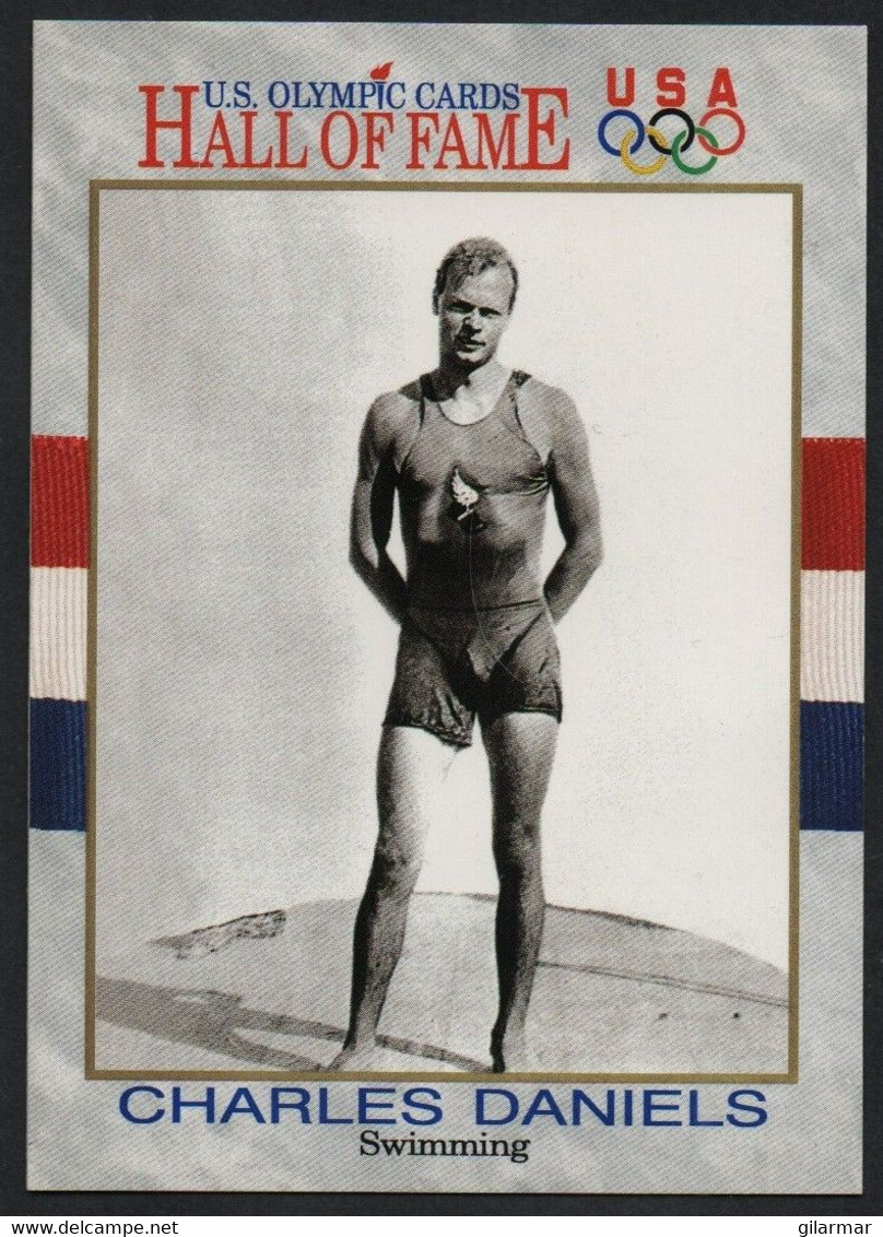 UNITED STATES - U.S. OLYMPIC CARDS HALL OF FAME - SWIMMING - CHARLES DANIELS - # 40 - Tarjetas
