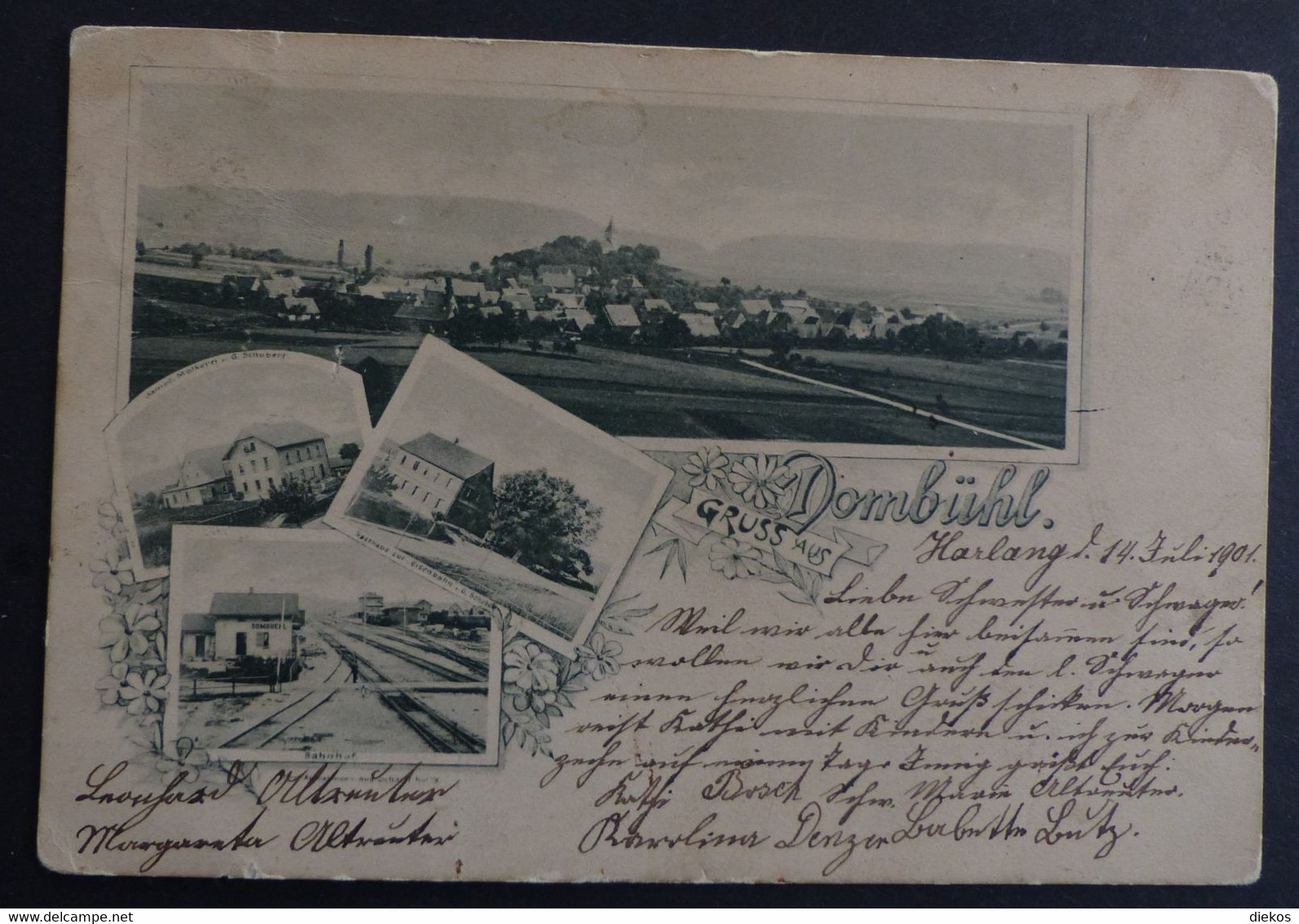 Dombühl Bei Ansbach Um 1900   #AK6274 - Lauf