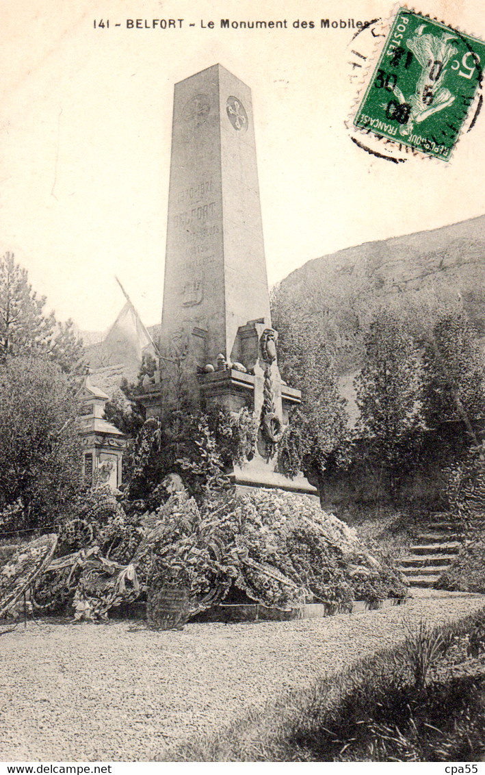 BELFORT  -  Le Monument Des Mobiles 1870-71   -  N° 141 - Belfort – Siège De Belfort