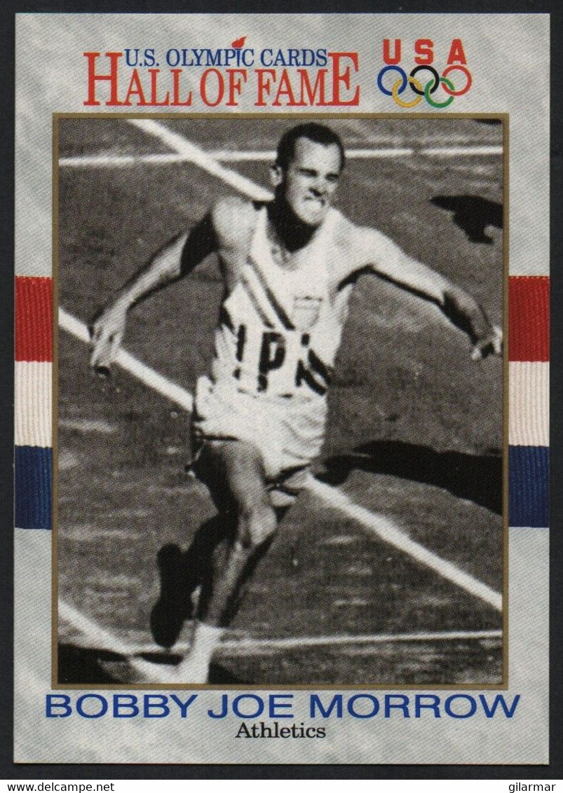 UNITED STATES - U.S. OLYMPIC CARDS HALL OF FAME - ATHLETICS - BOBBY JOE MORROW - SPEED RACES - # 43 - Trading Cards