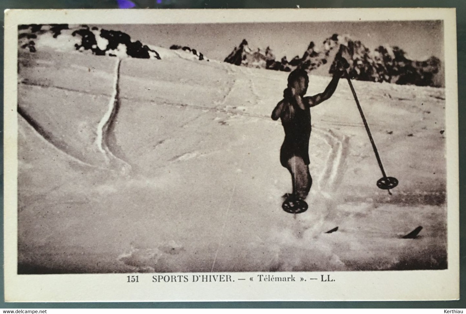 2 CPA SPorts D'hiver - LL : Skieurs - Télémark - Sports D'hiver