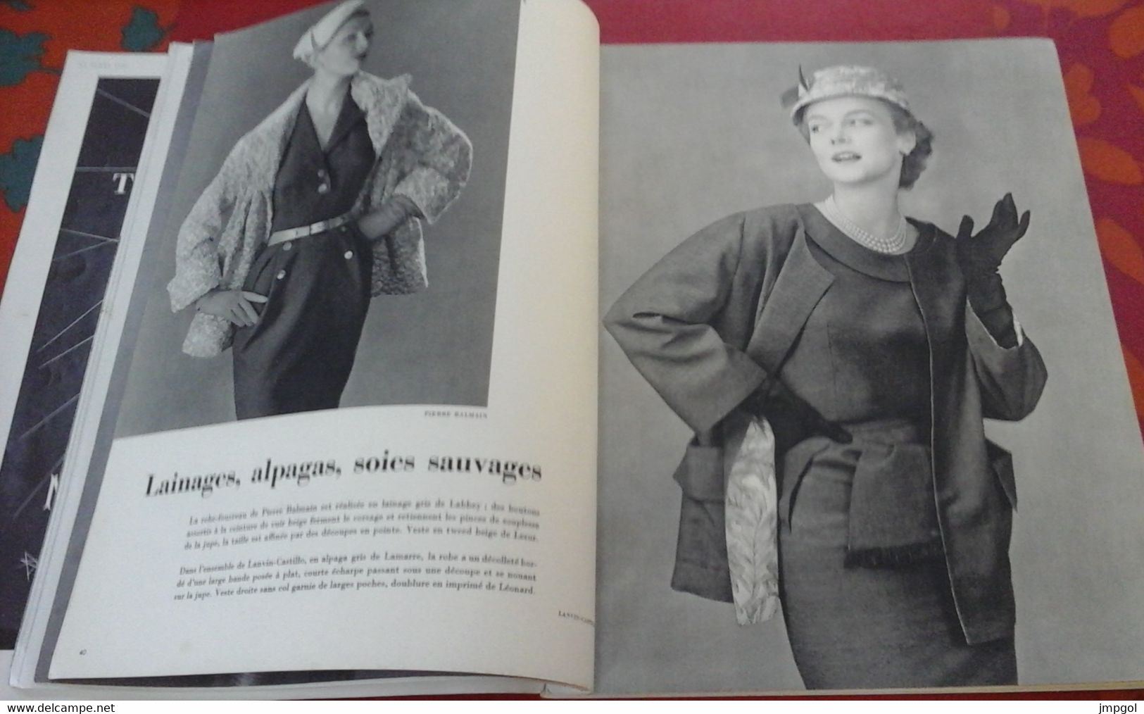 La Femme Chic N°454 1953 Collections D'été De Paris 250 Modèles Grands Couturiers Givenchy Nina Ricci Schiaparelli... - Fashion