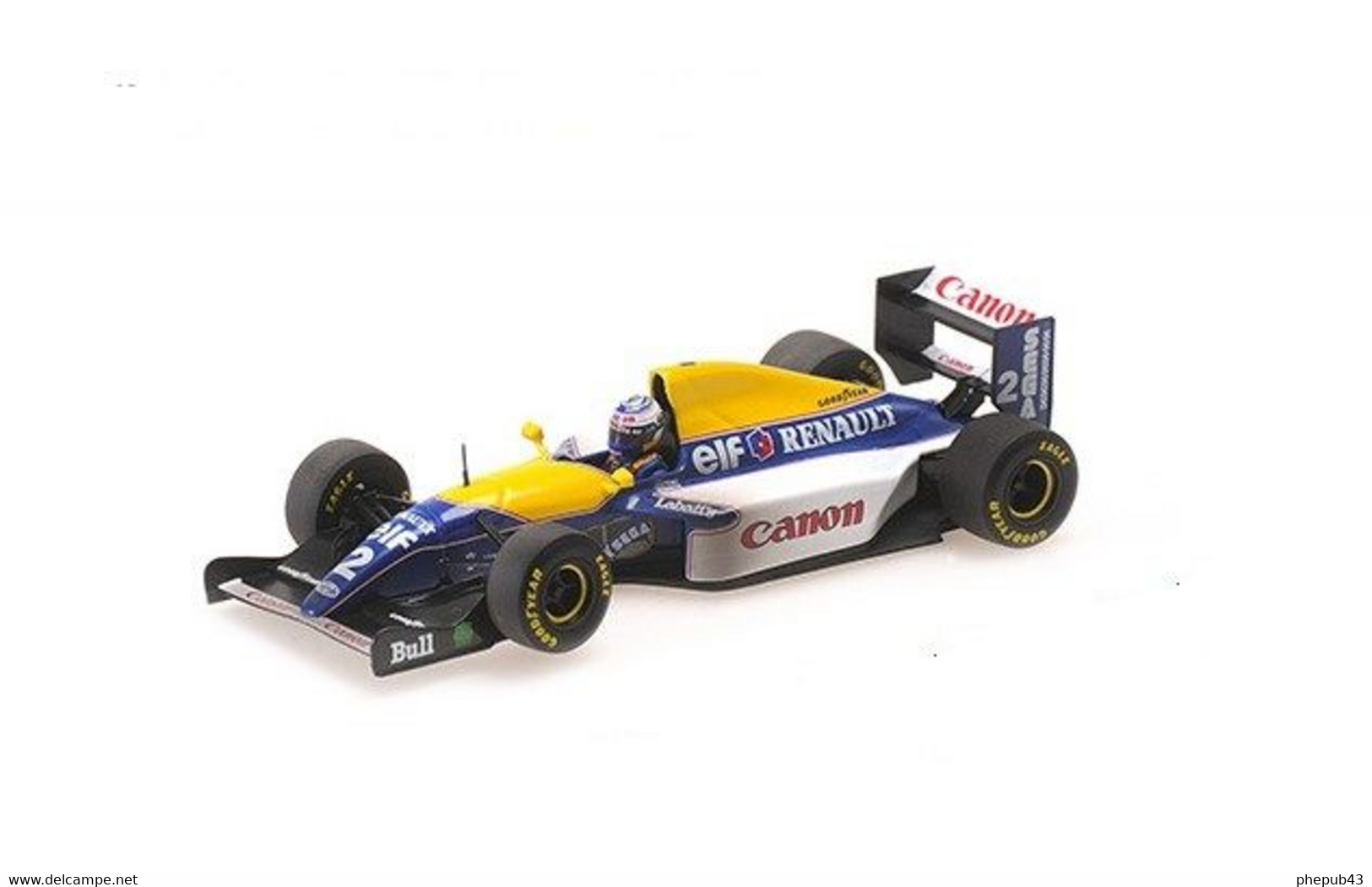 Williams Renault FW15 - Alain Prost - World Champion 1993 #2 (dirty Version) - Minichamps - Minichamps
