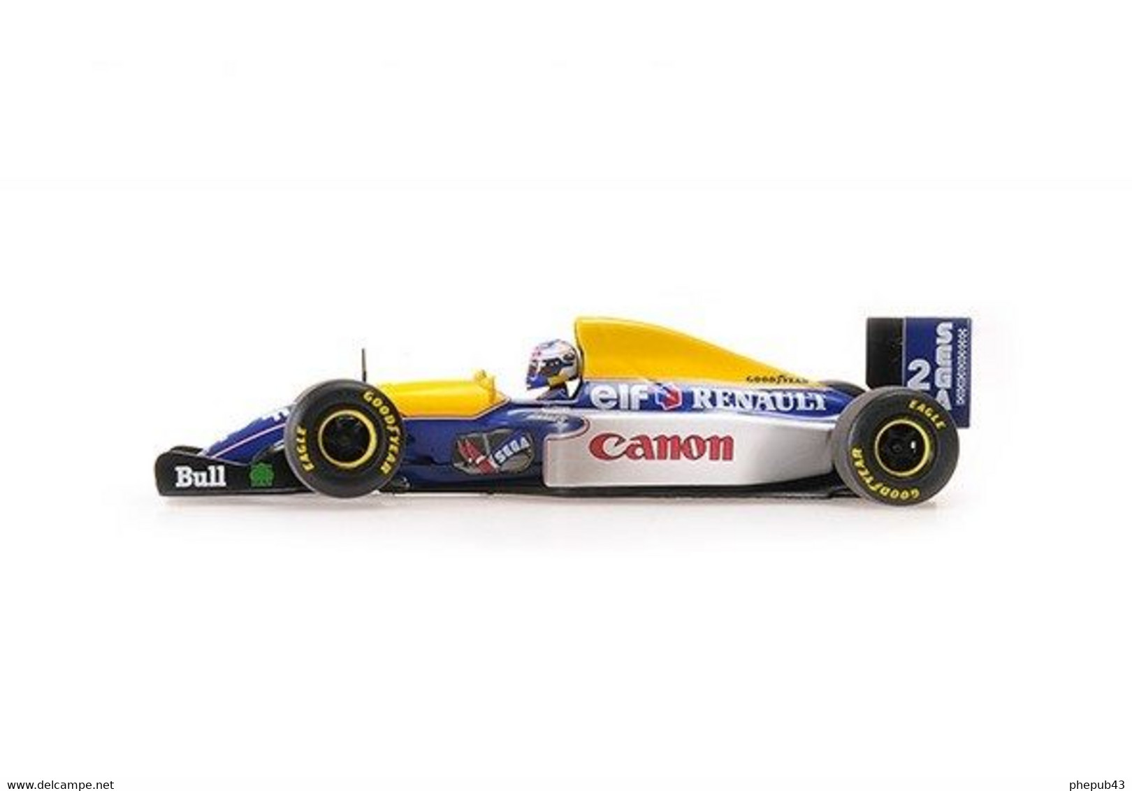 Williams Renault FW15 - Alain Prost - World Champion 1993 #2 (dirty Version) - Minichamps - Minichamps