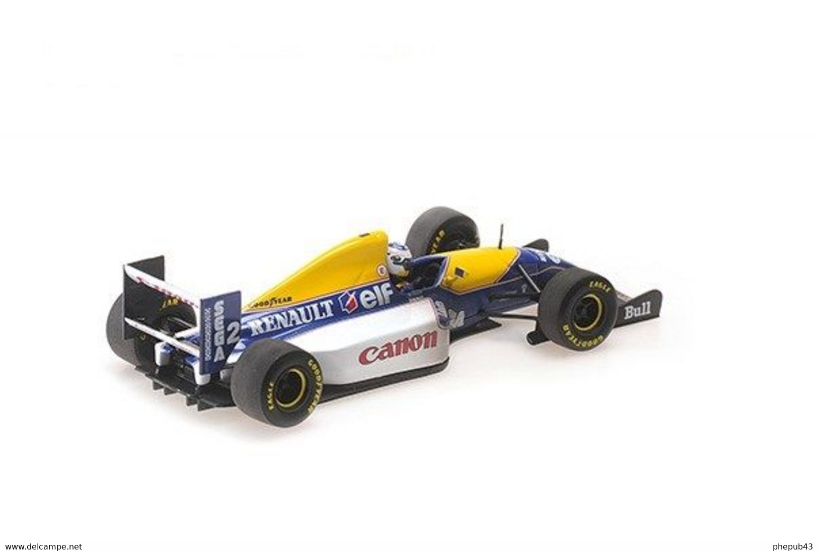 Williams Renault FW15 - Alain Prost - World Champion 1993 #2 (dirty Version) - Minichamps - Minichamps