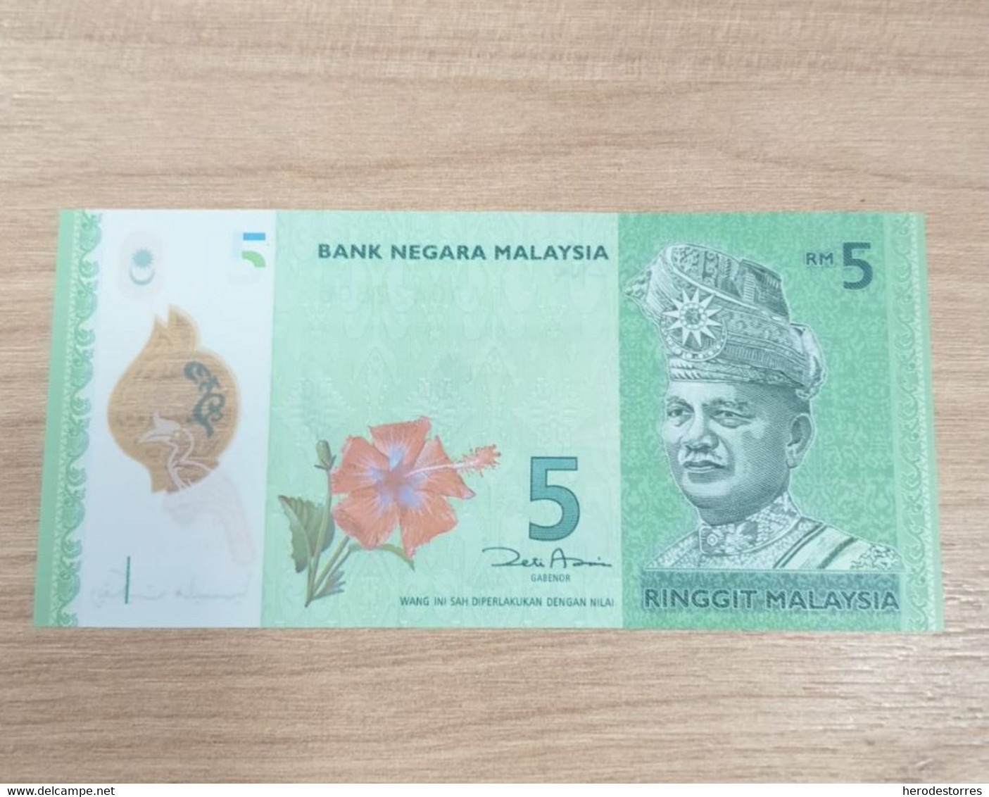 Billete De Malasia De 5 Ringgit, Serie AA, UNC - Malaysia