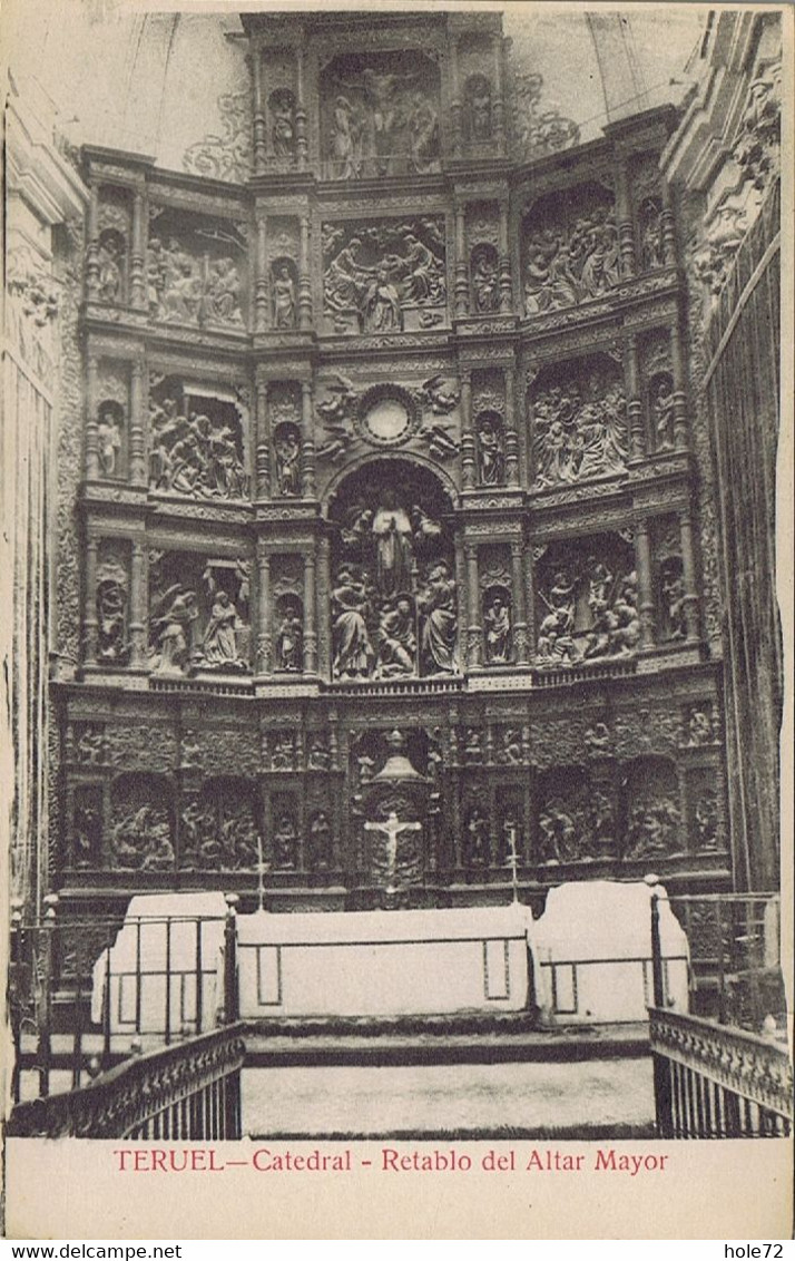 Espagne - Aragon -Teruel - Catedral - Retablo Del Altar Mayor - Teruel