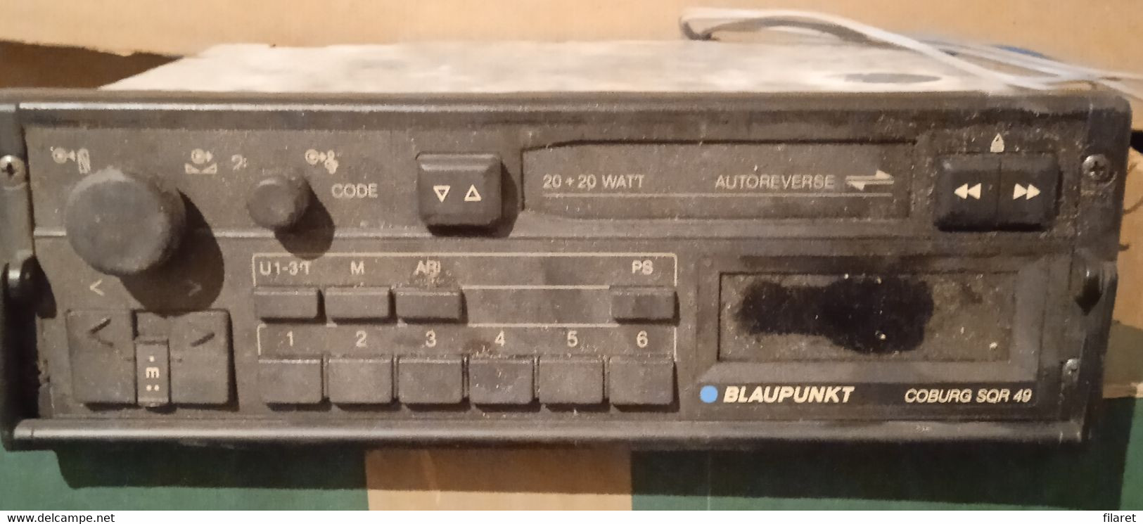 Blaupunkt Radio Car,vintage,functionaly,used,need Clearing - Autres & Non Classés