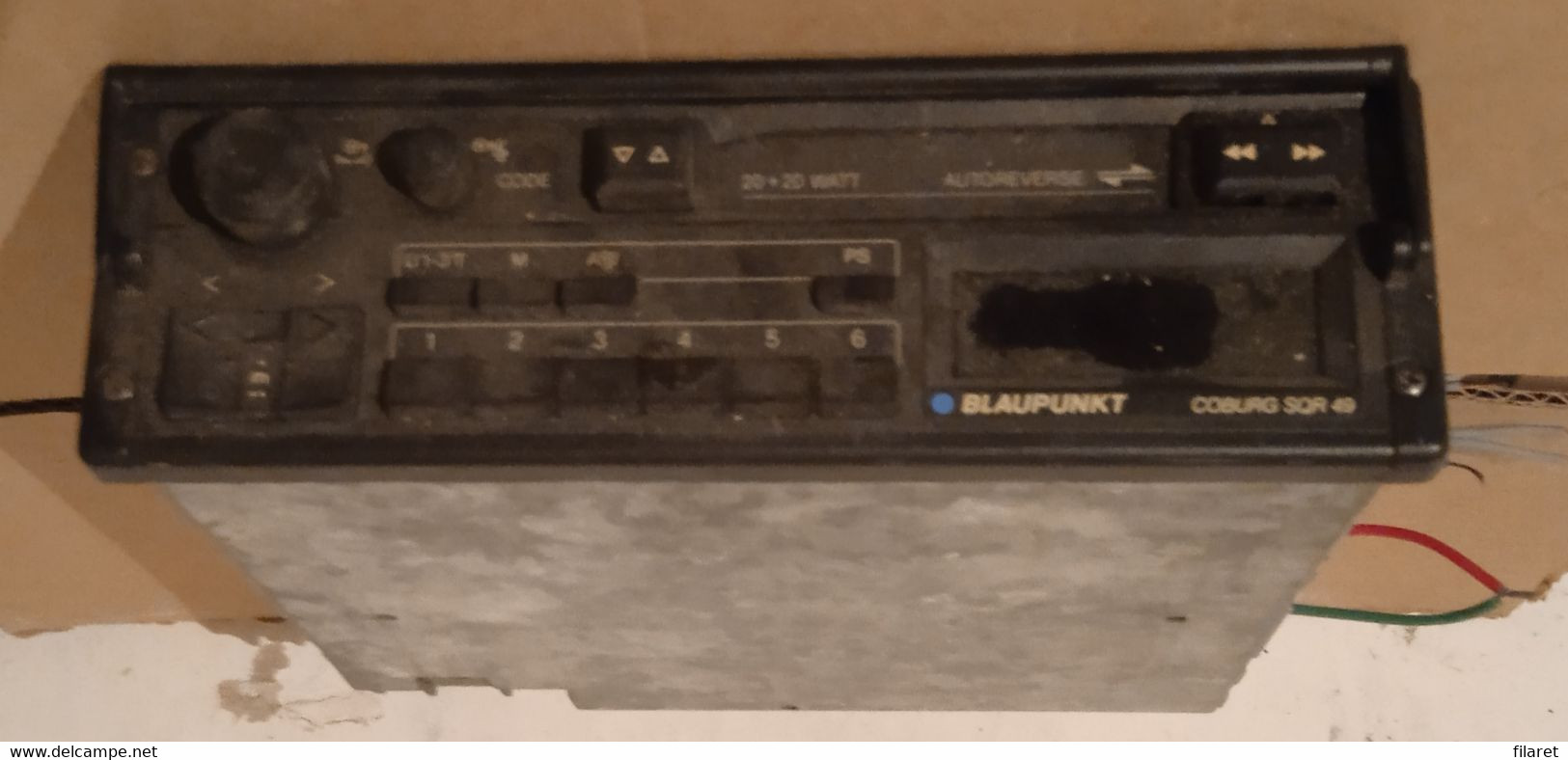 Blaupunkt Radio Car,vintage,functionaly,used,need Clearing - Autres & Non Classés