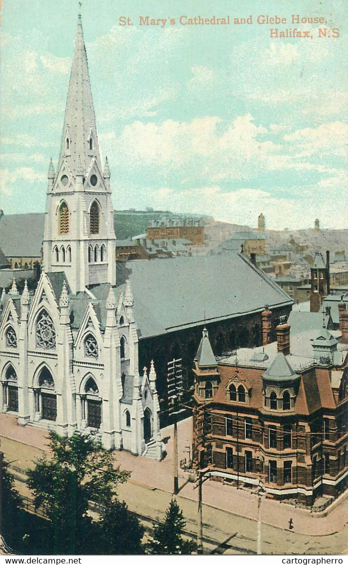 Canada Halifax St Mary Cathedral And Glebe House - Halifax