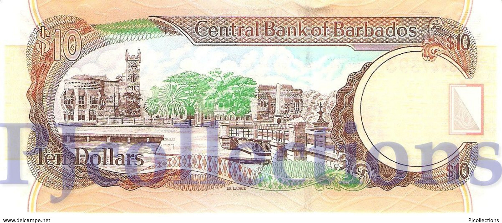 BARBADOS 10 DOLLARS 2007 PICK 68a UNC - Barbados (Barbuda)