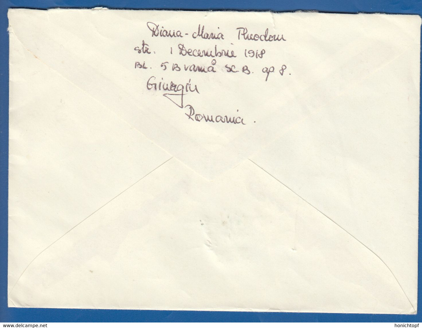 Rumänien; Brief Infla; 1997; Giurgiu; Romania - Briefe U. Dokumente