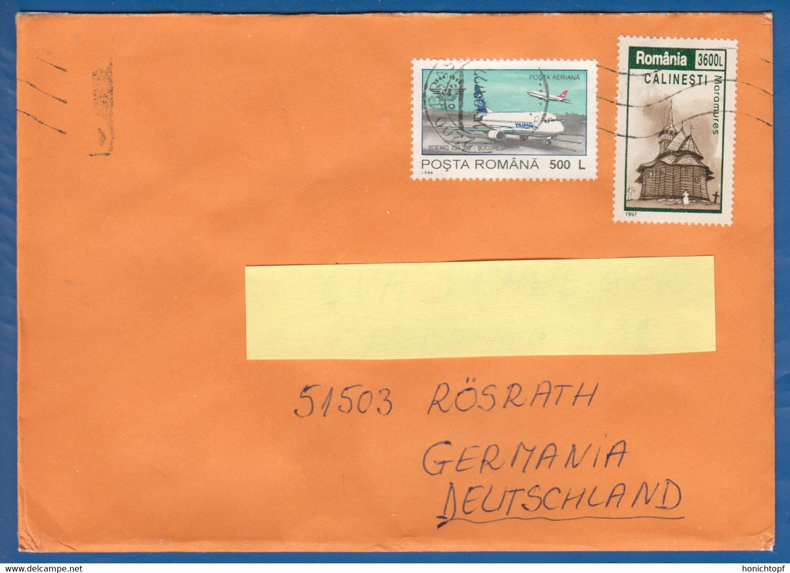 Rumänien; Brief Infla; 1997; Brasov; Romania - Covers & Documents