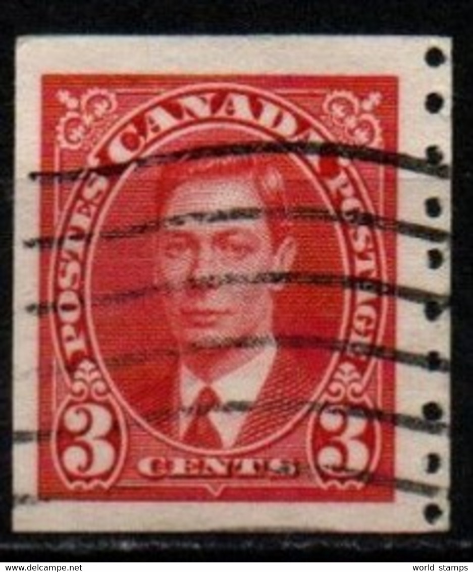 CANADA 1937 O DENT 8 VERT. - Used Stamps