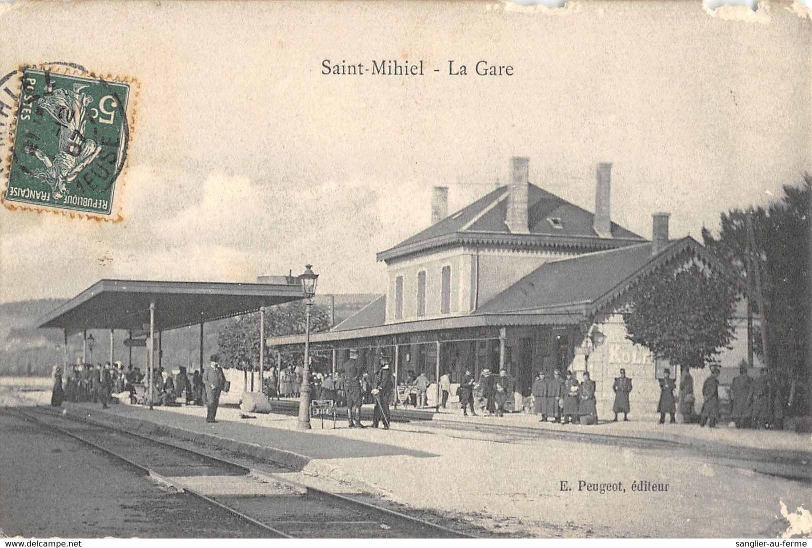 CPA 55 SAINT MIHIEL LA GARE - Saint Mihiel