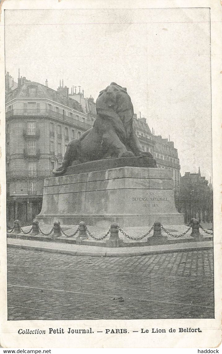 PARIS : LE LION DE BELFORT - Statues