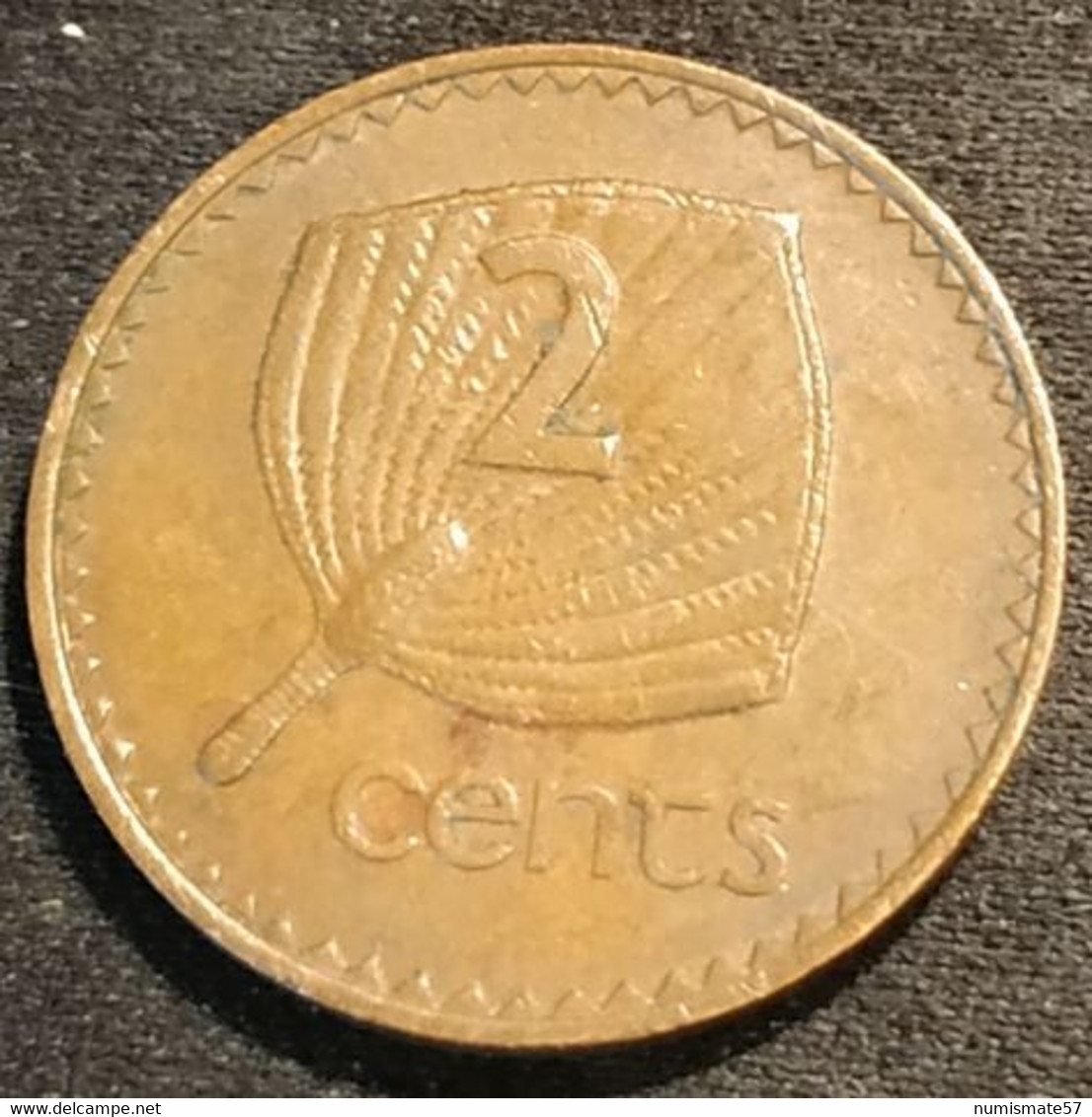 FIDJI - FIJI - 2 CENTS 1980 - Elizabeth II - 2e Effigie - KM 28 - Fidschi