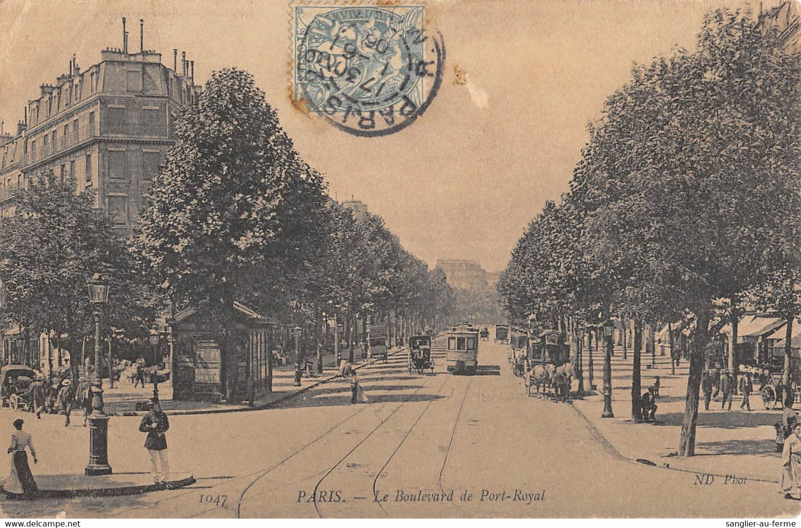 CPA 75 PARIS / PARIS 13e / LE BOULEVARD DE PORT ROYAL / Cliché Rare - Arrondissement: 13