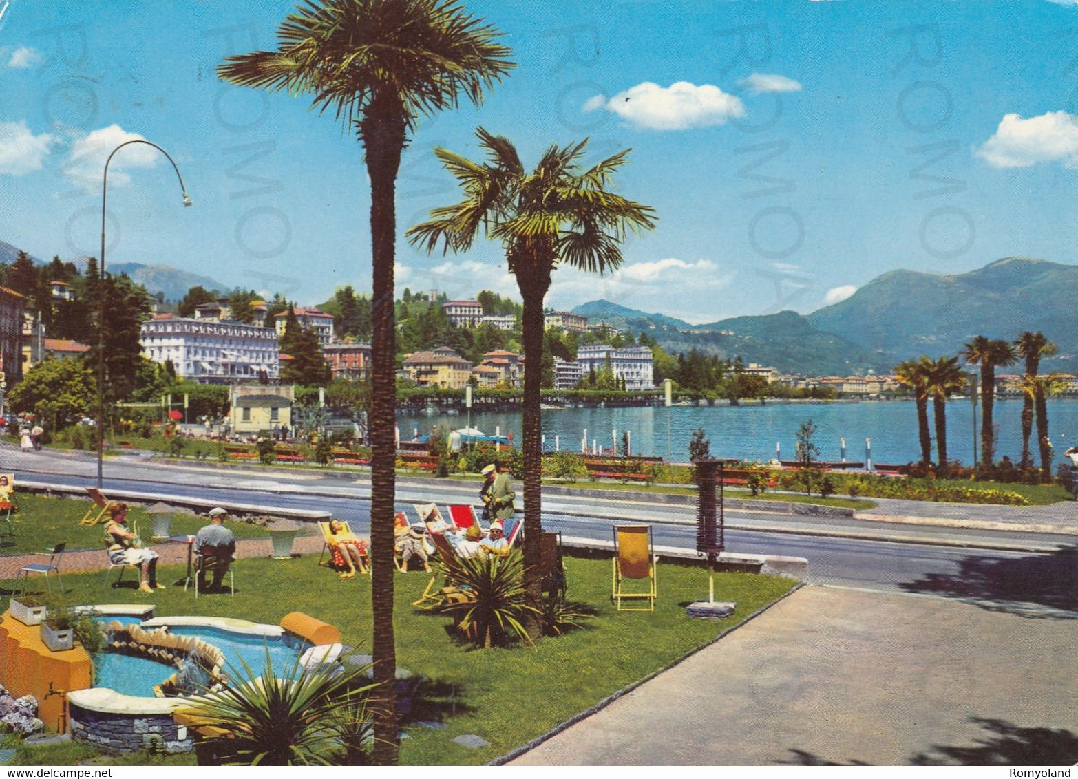 CARTOLINA  PARADISO-LUGANO,TESSIN,SVIZZERA-VEDUTA LUNGOLAGO-VIAGGIATA 1969 - Paradiso