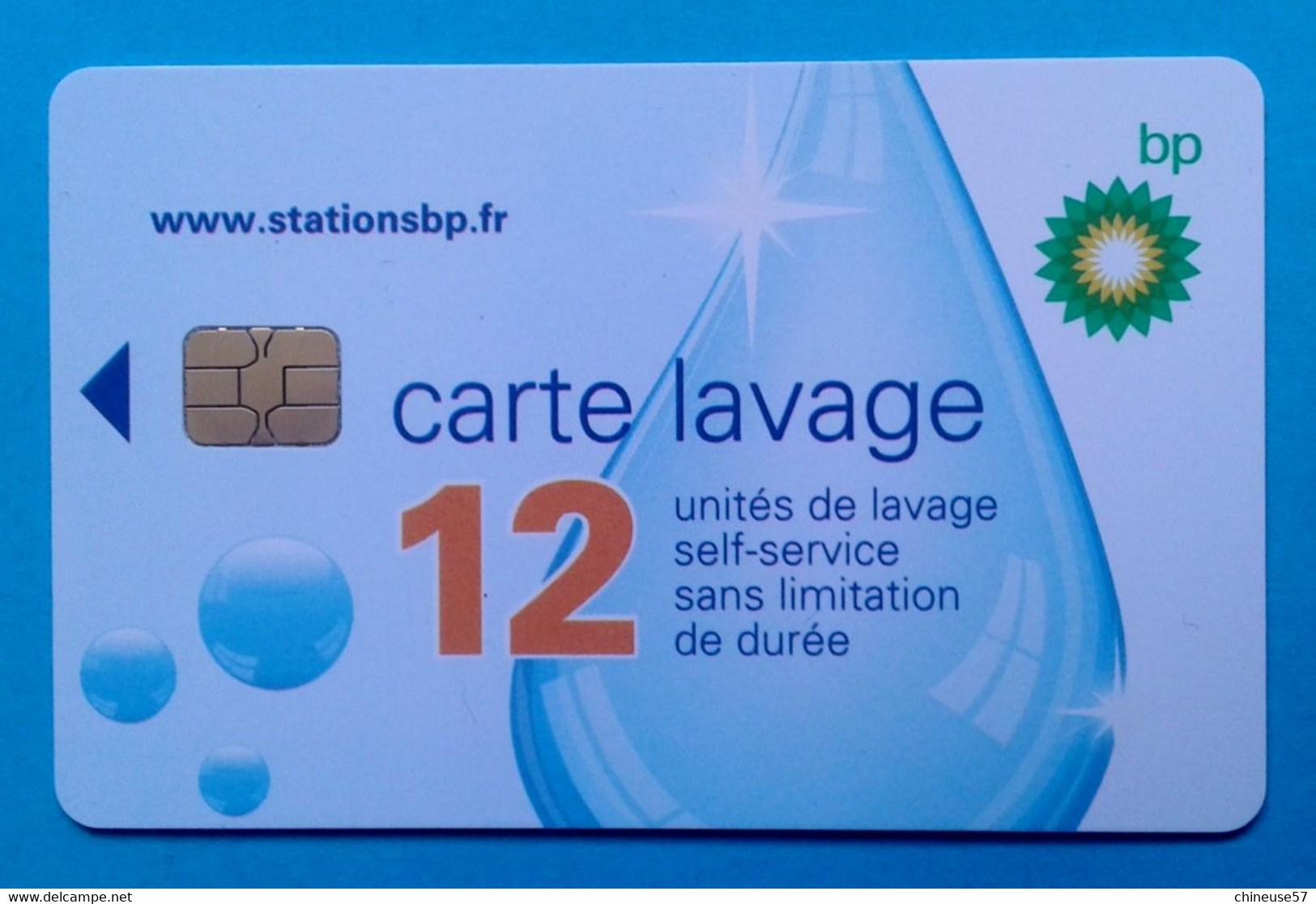 Télécarte Lavage Voiture  Station BP - Car-wash