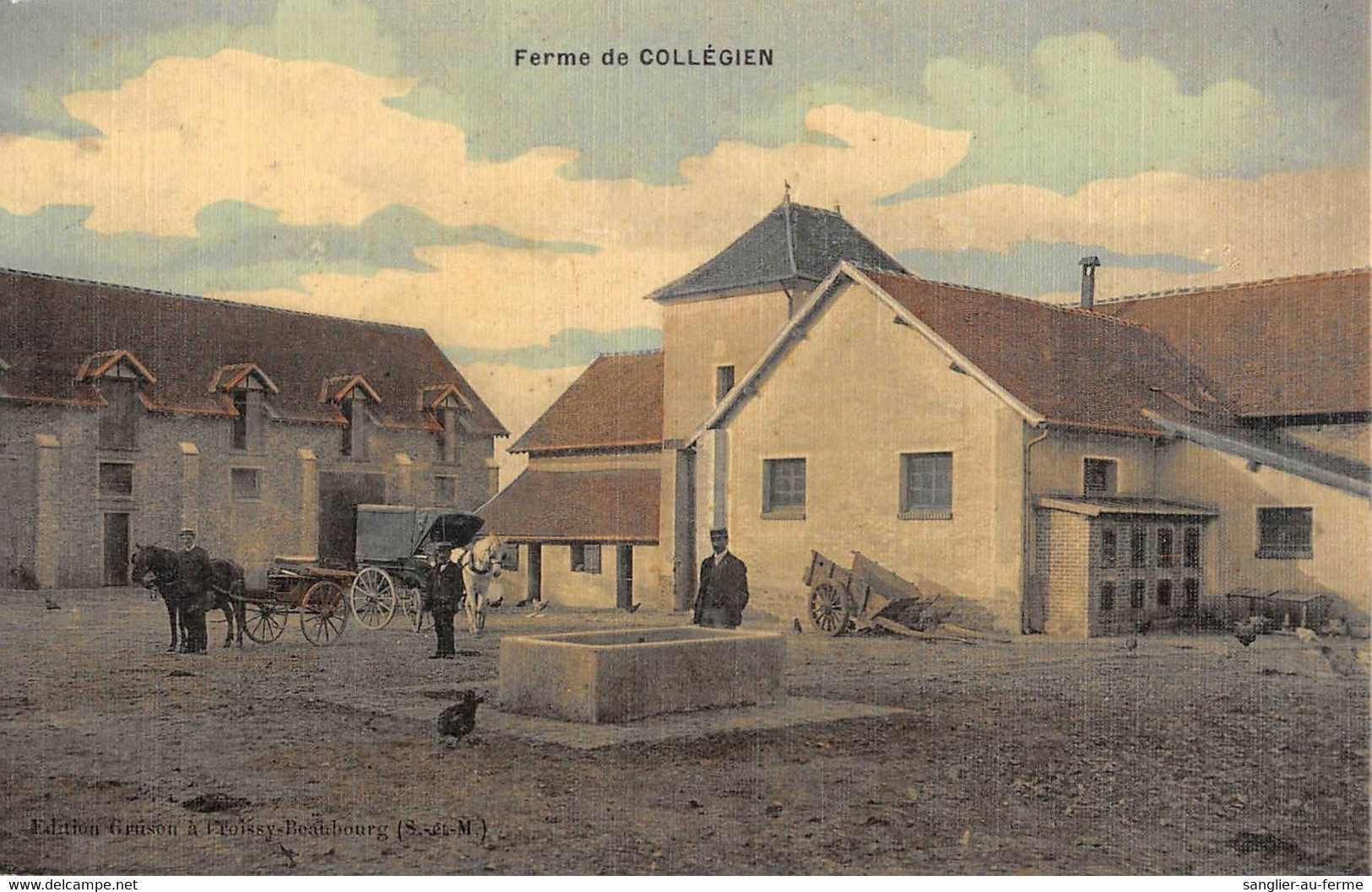 CPA 77 COLLEGIEN / FERME DE COLLEGIEN - Autres & Non Classés