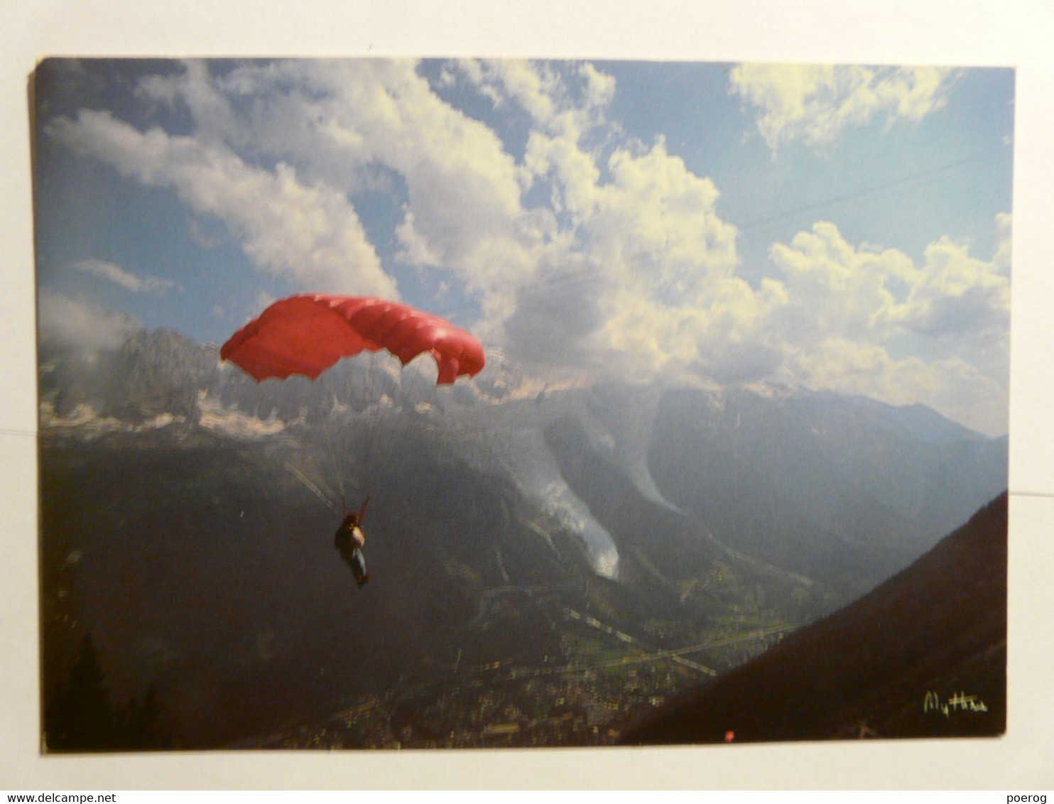 LOT DE 8 CPSM PARAPENTE - 8 CARTE DONT 1 DESSINEE PAR ROGER BLACHON AUTOUR DU THEME DU PARAPENTE PARAGLIDER PARAVELISMO - Parachutting