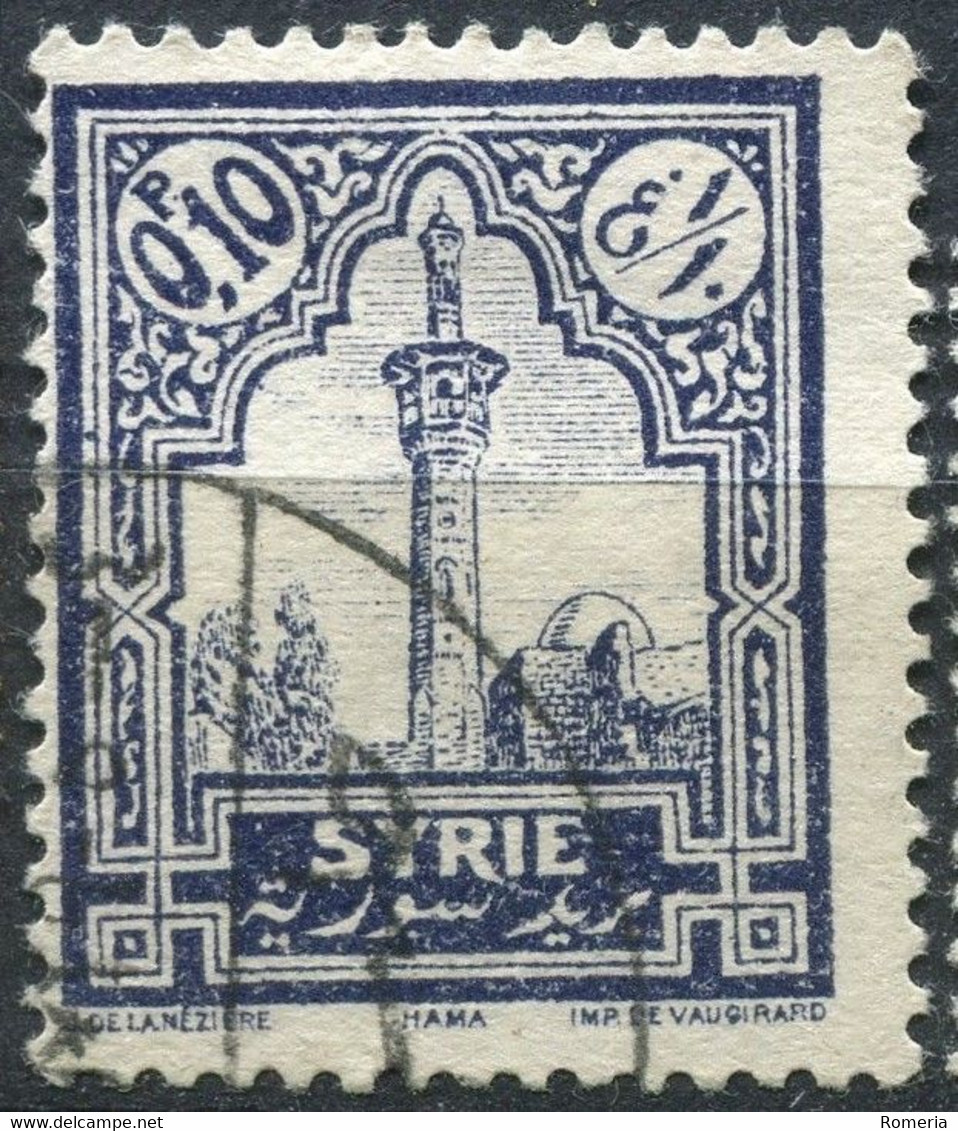 Syrie - 1920 -> 1930 - Lot Timbres Syrie (Colonie Française) + 2 Timbres République Syrie - Obl. - Nºs Dans Description - Oblitérés