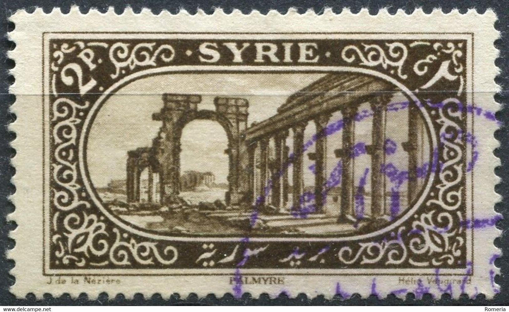 Syrie - 1920 -> 1930 - Lot timbres Syrie (Colonie Française) + 2 timbres République Syrie - obl. - nºs dans description