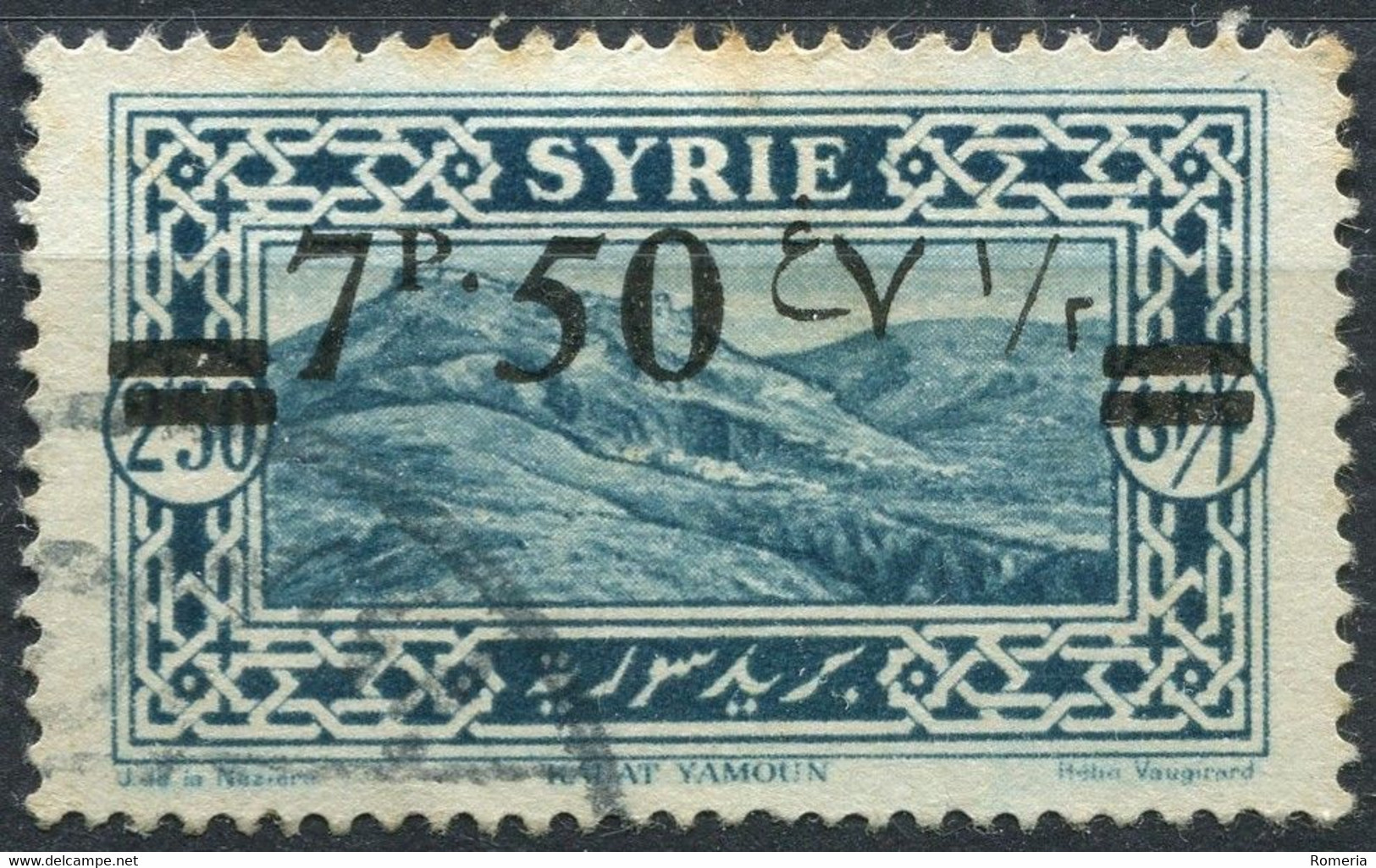 Syrie - 1920 -> 1930 - Lot timbres Syrie (Colonie Française) + 2 timbres République Syrie - obl. - nºs dans description