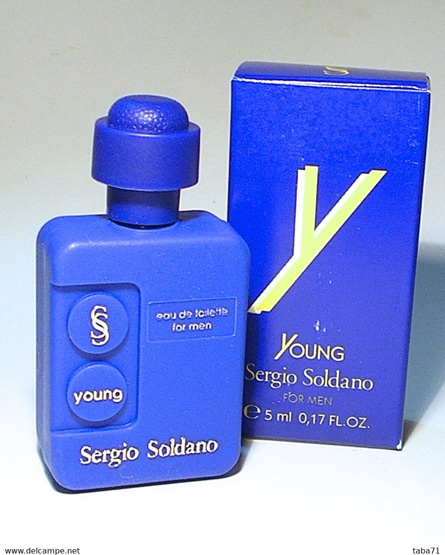 Mini SERGIO SOLDANO YOUNG Eau De Toilette EDT UNISEX 5ml - Miniatures Hommes (avec Boite)