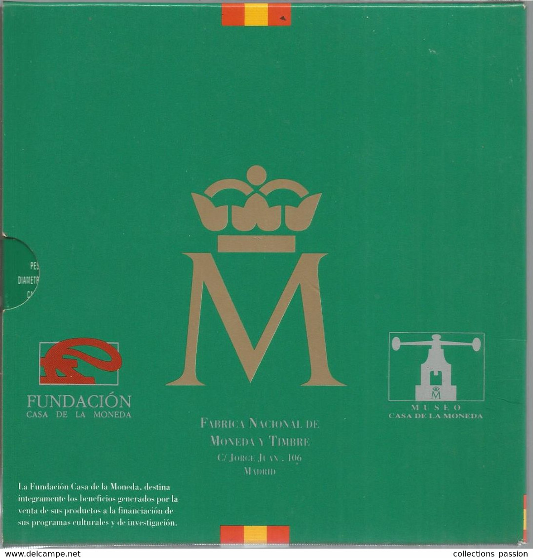 JC, Coleccion De Monedas Espanolas De Curso Legal , Pruebasnumismat, Acunaciones Del 93 ,1993 ,5 Scans , Frais Fr 4.00 E -  Colecciones