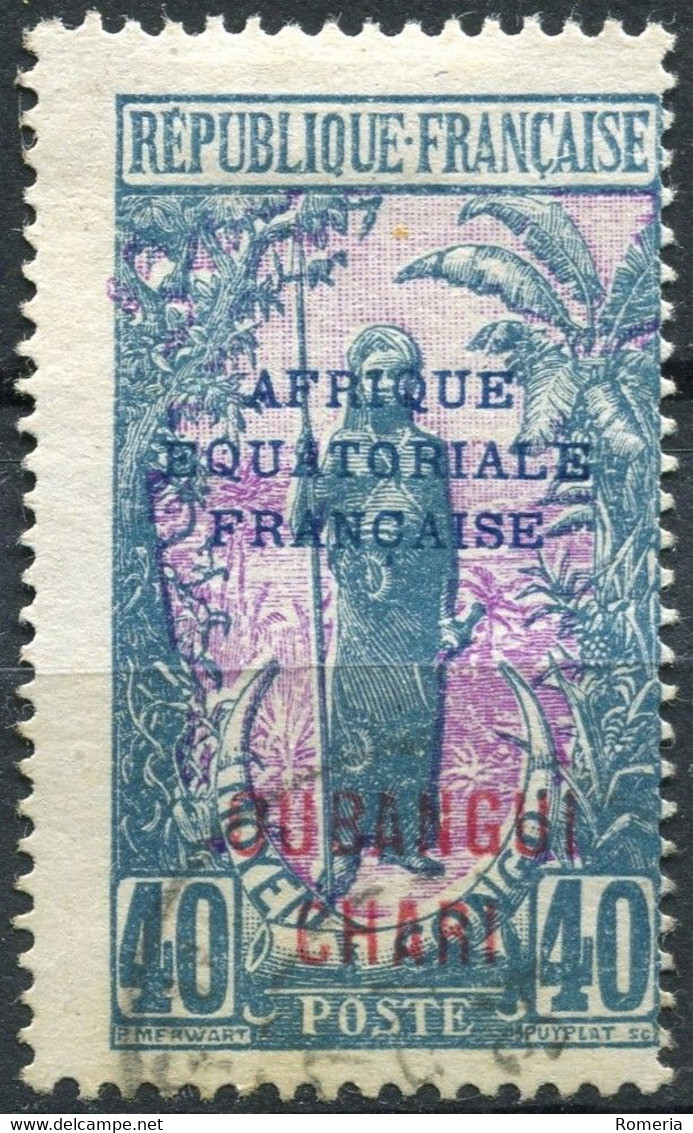 Oubangui Chari - 1915 -> 1925 - Timbres oblitérés - Yt 1 - 3 - 5 - 7 - 46 - 51 - 54