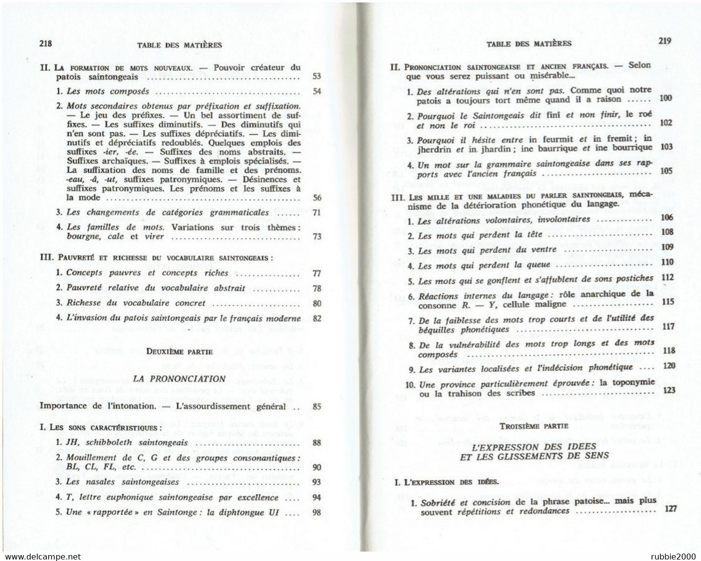 LE PARLER SAVOUREUX DE SAINTONGE INITIATION AU PATOIS SAINTONGEAIS PARLER LINGUISTIQUE RAYMOND DOUSSINET - Poitou-Charentes